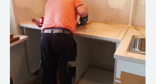 Сборка кухонного гарнитура. Каспийск